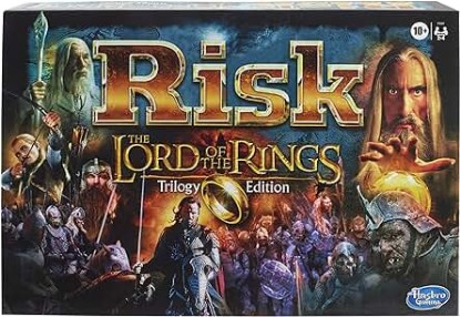 Picture of Hasbro Gaming Risk: The Lord of The Rings Trilogy Edition Strategy Family Board Games, Ages 10 and Up, for 2-4 Players (Amazon Exclusive)