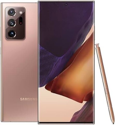 Picture of Samsung Electronics Galaxy Note 20 Ultra 5G Factory Unlocked Android Cell Phone | US Version | 128GB of Storage | Mobile Gaming Smartphone | Mystic Bronze (Renewed), SM-N986UZNAXAA