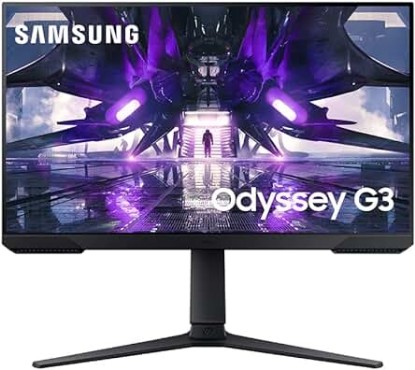 Picture of SAMSUNG 24" Odyssey G32A FHD 1ms 165Hz Gaming Monitor with Eye Saver Mode, Free-Sync Premium, Height Adjustable Screen for Gamer Comfort, VESA Mount Capability, LS24AG320NNXZA