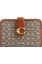 Picture of Coach Women's Mini Signature Jacquard Tabby Medium Wallet, B4/Cocoa Burnished Amb, One Size