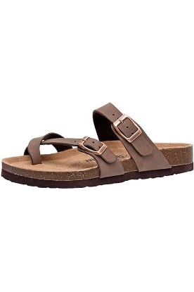 Picture of CUSHIONAIRE Women's Luna Cork Footbed Sandal With +Comfort