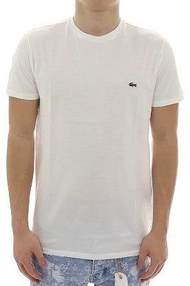 Picture of Lacoste Mens Short Sleeve Crew Neck Pima Cotton Jersey T-Shirt