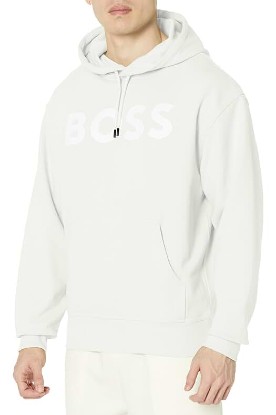 Picture of BOSS Men's Bold Logo French Terry Hooded Sweatshirt