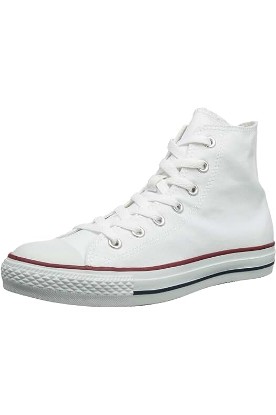 Picture of Converse White High Top All Stars for Women and Men - Classic White Shoes for Women and Men | Timeless All Stars Design | High Top Shoes for Men and Women