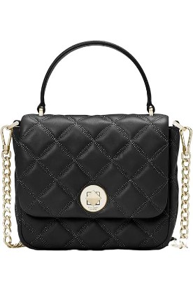 Picture of Kate Spade New York Natalia Quilted Leather Square Crossbody (Black)