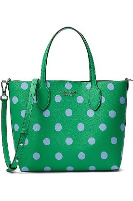 Picture of Kate Spade New York Bleecker Sunshine Dot PVC Printed Medium Crossbody Tote, Candy Grass Multi