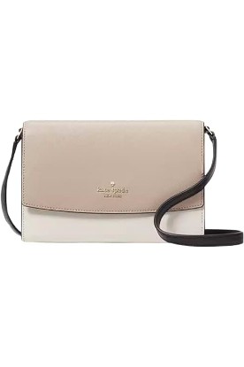 Picture of Kate Spade New York Kate Spade Perry Leather Crossbody (Warm, beige)