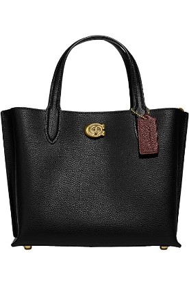 Picture of Coach Womens Polished Pebble Leather Willow Tote 24