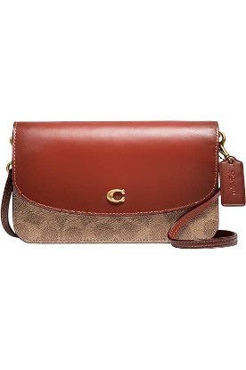 Picture of Coach Coated Canvas Signature Hayden Crossbody