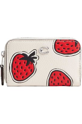 Picture of Coach Small Zip Around Card Case, Chalk Multi