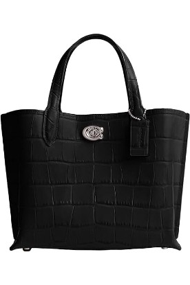 Picture of Coach Womens Embossed Croc Willow Tote 24