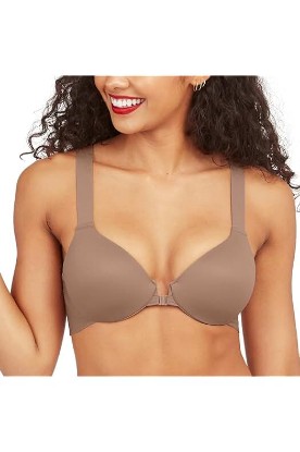 Picture of SPANX Bra-Llelujah Lightly Lined Full Coverage Bra - Comfort Bra for Full Coverage - Everyday T-Shirt Bra - Front Closure - Hosiery Back - Smart Stretch Straps - Cafe Au Lait - 38DDD