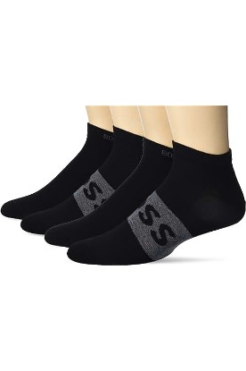 Picture of BOSS Men's 2 Pack Big Logo Ankle Socks