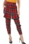 Picture of BURBERRY Ladies Bright Red Royal Tartan Punk Trousers, Brand Size 8