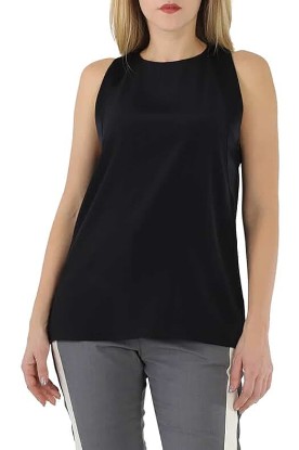 Picture of BURBERRY Ladies Black Silk Top