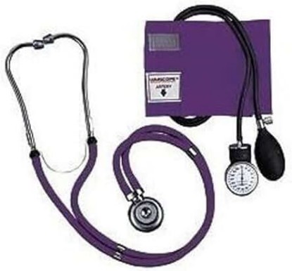 Picture of Lumiscope Purple Blood Pressure and Stethoscope Kit