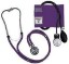 Picture of Lumiscope Purple Blood Pressure and Stethoscope Kit