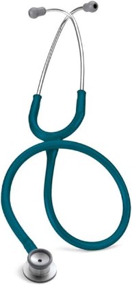 Picture of 3M Littmann Classic II Infant Stethoscope, 2124, Stainless Steel Chestpiece, 28" Caribbean Blue Tube