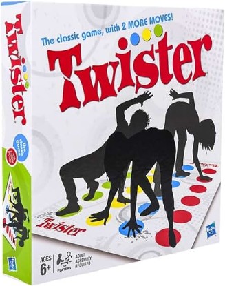 Picture of Hasbro Twister Party Classic Board Game for 2 or More Players,Indoor and Outdoor Game for Kids 6 and Up,Packaging May Vary