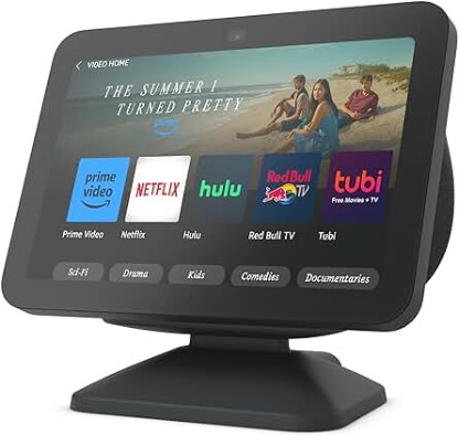 Picture of Echo Show 8 (3rd Gen) Adjustable Stand with USB-C Charging Port | Charcoal