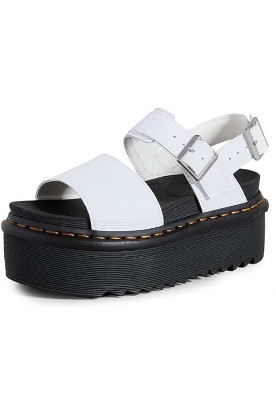 Picture of Dr. Martens Women's Voss Quad Sandal, White Hydro, 8