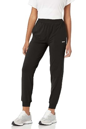 Picture of HUGO Women's Jersey Constrast Logo Lounge Joggers