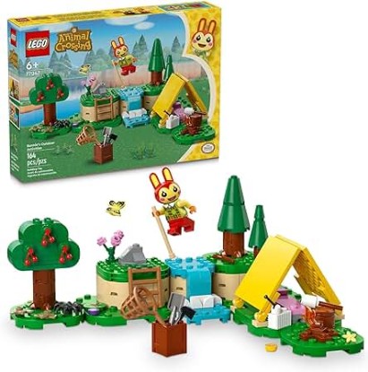 Picture of LEGO Animal Crossing Bunnie’s Outdoor Activities Buildable Creative Playset for Kids, Includes Video Game Toy Rabbit Minifigure and Tent, Animal Crossing Toy for Girls and Boys Aged 6 and Up, 77047