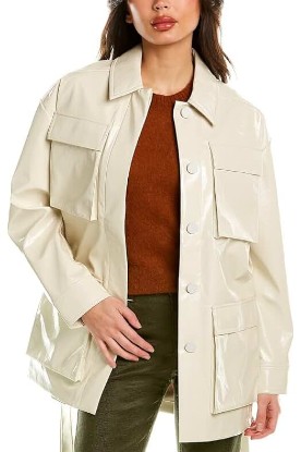 Picture of Ted Baker Textured Vinyl Field Jacket