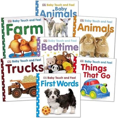 Picture of Kaplan Early Learning Company DK Publishing Baby Touch and Feel Board Books - Set of 7