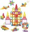 Picture of Magnetic Tiles 120 PCS, Magnet Building Blocks for Kids, STEM Construction Set, Educational Learning Toys for Toddlers, Birthday Gifts for Children Ages 3 Years +