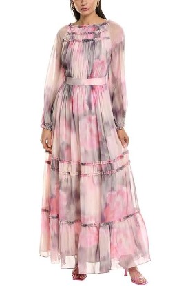 Picture of Ted Baker Ruffle Detail Maxi Dress