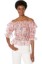 Picture of Ted Baker Harina Off-The-Shoulder Top with Elasticated Waist Mid Pink 6 (US 14)