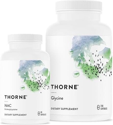 Picture of THORNE Detox Duo - Liver, Kidney, & Immune Support Bundle - NAC & Glycine - 30 to 125 Servings