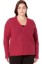 Picture of Ted Baker Jackeiy V-Neck Sweater Red 3 (US 8)