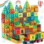 Picture of Magnetic Tiles, 100PCS Building Blocks, Magnets Building Set, STEM Toys Christmas Toy Gift for Kids Boys and Girls