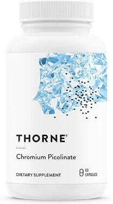 Picture of THORNE Chromium Picolinate - 500mcg Chromium - 60 Capsules