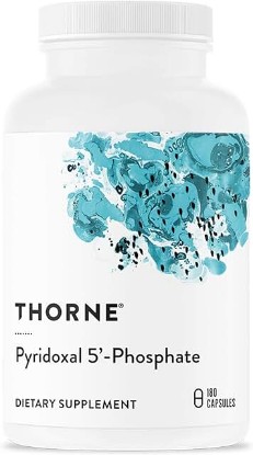 Picture of THORNE Pyridoxal 5'-Phosphate - Bioactive Vitamin B6 (Pyridoxine) Supplement for Energy Production and Neurotransmitter Synthesis - 180 Capsules