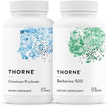 Picture of THORNE Metabolic Support Bundle: Berberine and Chromium Picolinate for Balanced Wellness - 30 Servings