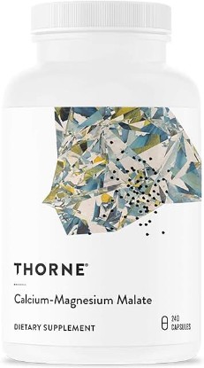 Picture of THORNE Calcium-Magnesium Malate - Gluten-Free Supplement with Magnesium & Calcium Supports Bone Health & Muscle Fatigue - 240 Capsules