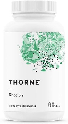 Picture of THORNE Rhodiola - Botanical Supplement for Stress Relief - Enhances Sleep, and Mental Focus - 60 Capsules