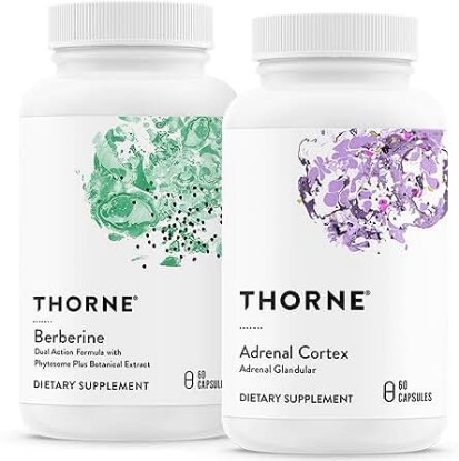 Picture of THORNE Stress and Immune Support Bundle - Berberine & Adrenal Cortex - 30 to 60 Servings