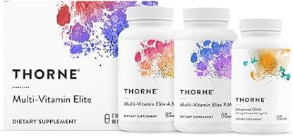 Picture of THORNE Day & Night Wellness Bundle - Multi-Vitamin Elite + Advanced DHA - 30 Servings