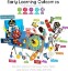 Picture of Quiet Book Fabric Educational Montessori Interactive 9Sensory Learn Activities: Numbers,Clock, Sport,Astronaut,Doctor,Dentist,Emotions (43 Items), Helpful for Autism Spectrum