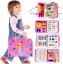 Picture of Busy Board Montessori Toys Busy Board for 3+Year Old Girl Birthday Gifts Busy Book for Toddlers 1-3 Preschool Learning Activities Sensory Toys for fine Motor Skills Travel Toys for Toddlers 3-5 Pink