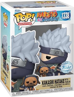 Picture of Funko Pop! Animation: Naruto Shippuden - Kakashi Hatake with Pakkun, Special Edition Multicolor Exclusive Vinyl Collectable #1338