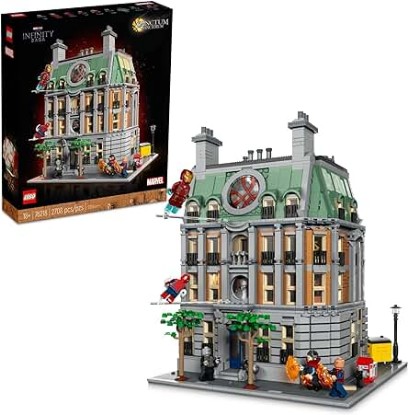 Picture of LEGO Marvel Sanctum Sanctorum 76218, 3-Story Modular Building Set, Avengers Movie Collectible, 9 Minifigures Including Doctor Strange, Wong, Spider-Man, Iron Man and The Scarlet Witch