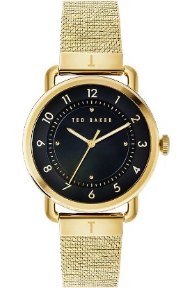 Picture of Ted Baker Women's Quartz Stainless Steel Strap, Gold, 18 Casual Watch (Model: BKPHRS2029I), Gold/Black