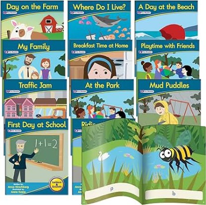 Picture of Junior Learning JL380 Decodable Readers Phase 1 - Phonemic Awareness Fiction