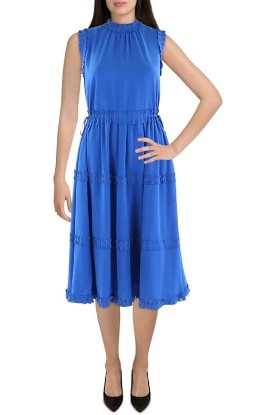 Picture of Ted Baker Womens Tiered Midi Shift Dress