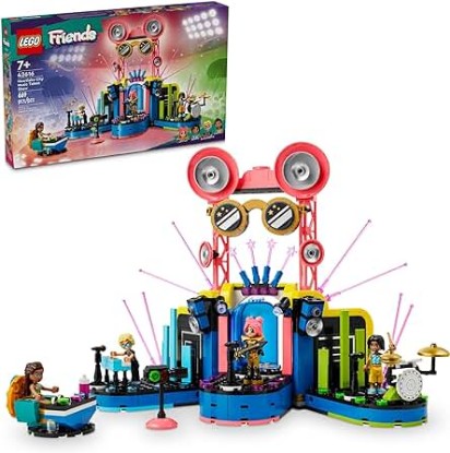 Picture of LEGO Friends Heartlake City Music Talent Show Building Kit, Social-Emotional Musical Toy for Kids to Play Together with 4 Mini-Doll Characters, Music Gift for 7 Year Old Kids, Girls and Boys, 42616